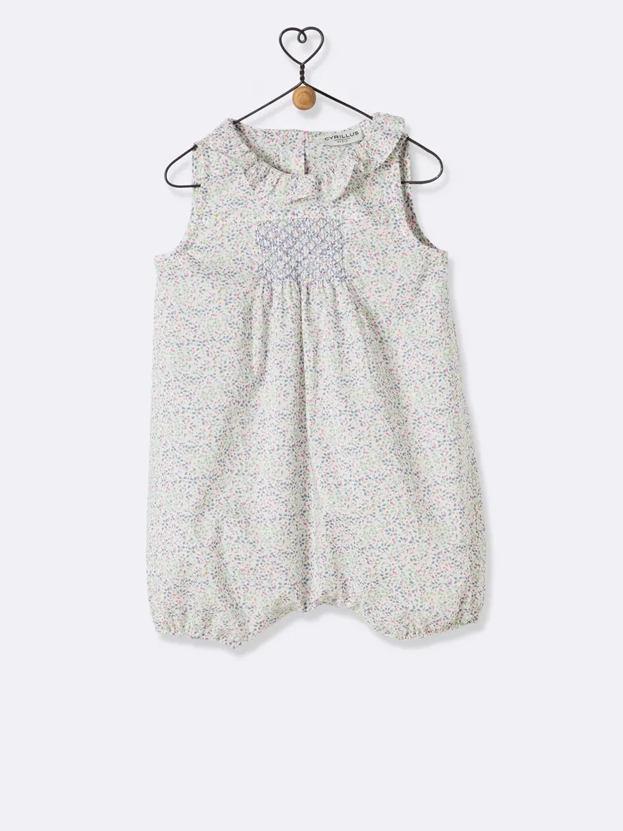 Barboteuse bebe en tissu liberty