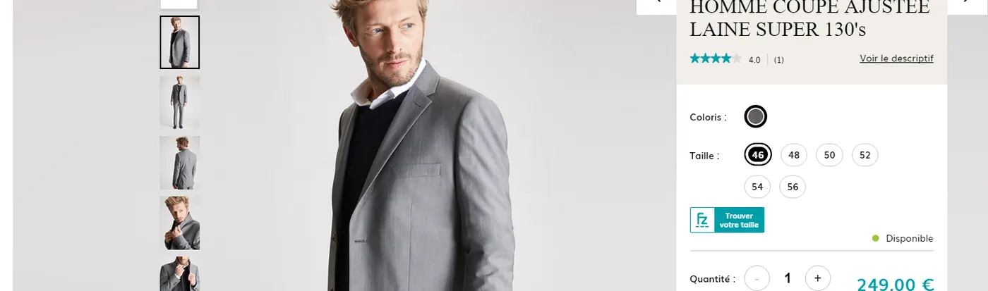 Cyrillus page produit homme 1459x430
