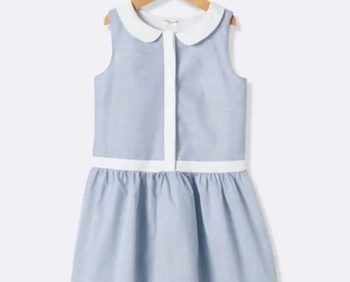 Robe col claudine imprime pablo piatti 495x400
