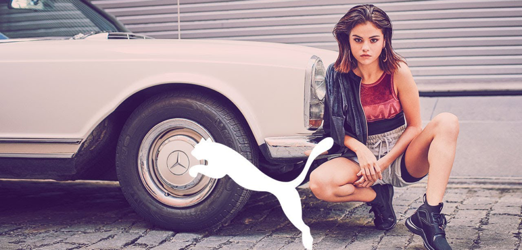 selena gomez égérie puma